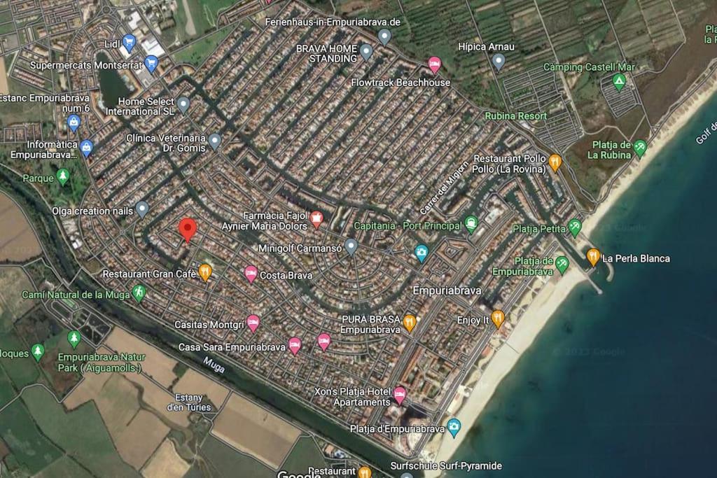 Lindo Apartamento Con Vistas Al Puerto Mistral Empuriabrava Εξωτερικό φωτογραφία